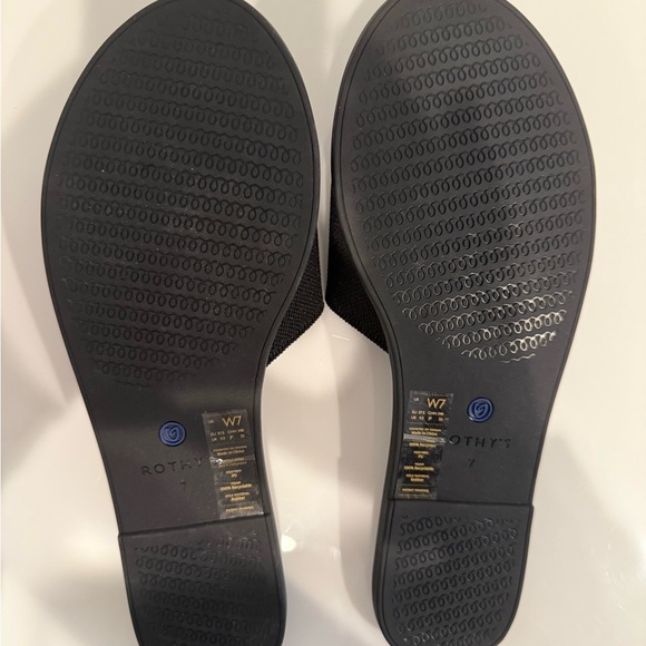 NWT Rothy’s RARE slide sandal Black - Size 7 - Picture 6 of 8